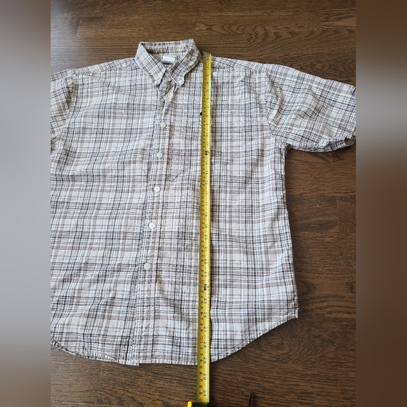 Walt Disney World Men's Plaid Short Sleeve Shirt Sz.L Miki Logo - Picture 4 of 9